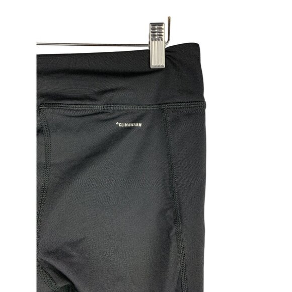 Adidas Climawarm Black Leggings M Womens Insulated Activewear - Picture 4 of 5